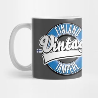 Tampere final vintage style logo Mug